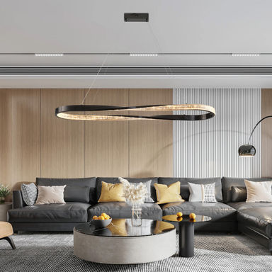 Modern Led Pendant Lights Dimmable Chandelier