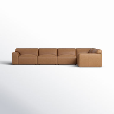 Morell 5 - Piece Leather Sectional