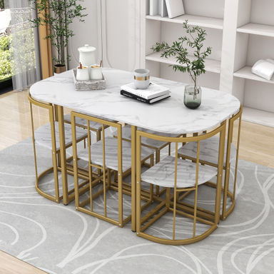 Ivy Bronx Kacyn 6 - Person Dining Set & Reviews | Wayfair