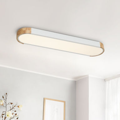 Nouria 1 - Light 37.4'' Simple Rectangle LED Flush Mount