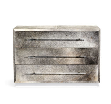 Cassian Metal 48'' W 3 - Drawer Dresser
