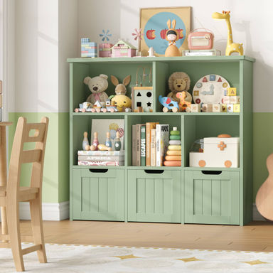 Kalb 39.4"W x 35.4'' H Toy Box and Organizer