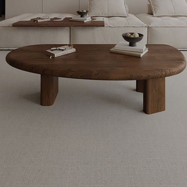 Wabi-sabi vintage make old solid wood coffee table