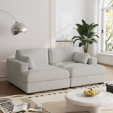 Bentura 83.86'' Recessed Arm Modular Sofa