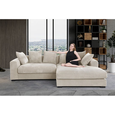 Naomi Corduroy Upholstered Sectional