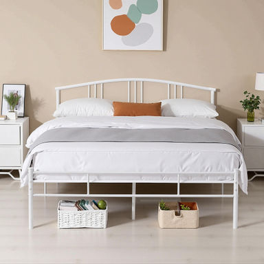 Bushweller Bed Frame Metal Platform Bed