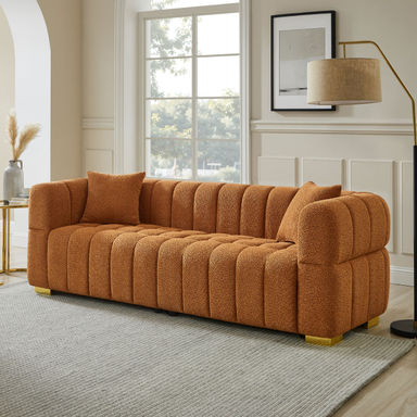Mercer41 Makirah 90.94'' Square Arm Sofa & Reviews - Wayfair Canada