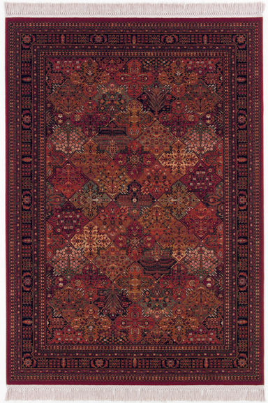 Bungalow Rose Doughman Oriental Floral Antique Red Fringed Wool Area Rug & Reviews | Wayfair