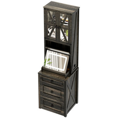 Makeup Vanity With Led Light And Hidden Storage