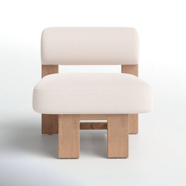 Agave Upholstered Slipper Chair
