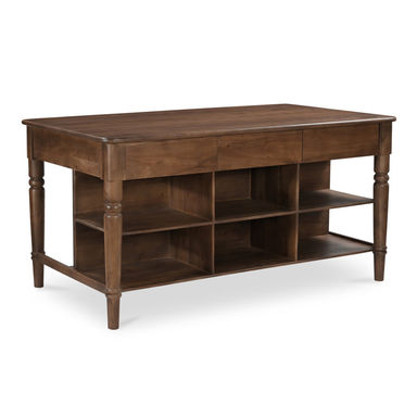 Darian Kitchen Island Brown