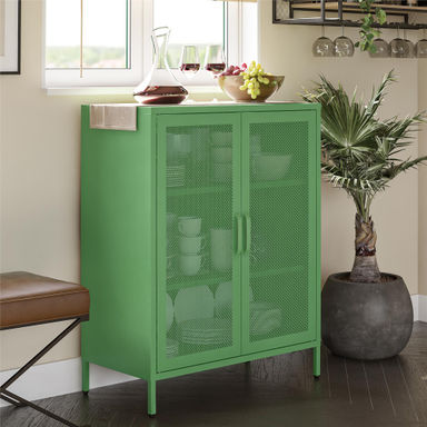 Channing Steel 2 - Door Accent Cabinet