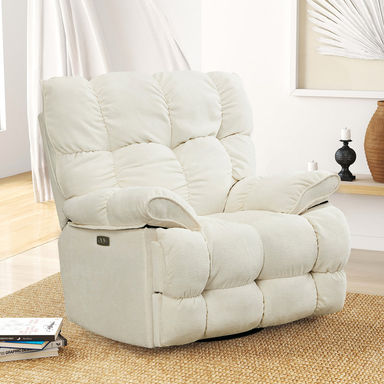 42" Oversized Rocker Recliner Chair, Swivel Rocker Recliner For Living Room, overstuffed Extra Wide Rocking Recliners Soft With Breathable Soft Fabric, up To 350lbs