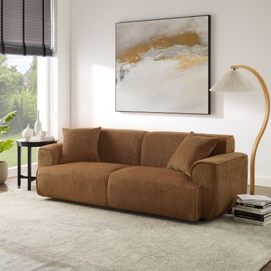 MINIMORE Modern Style 91"W Wallas 3Seater Sofa