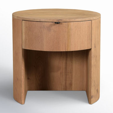 Element 1 - Drawer Solid Wood Nightstand in Natural | Joss & Main