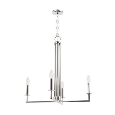4 - Light Geometric Rectangle Chandelier