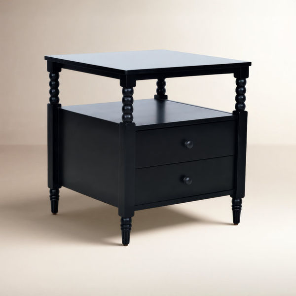 Benbrook Spindle Two Drawer Nightstand