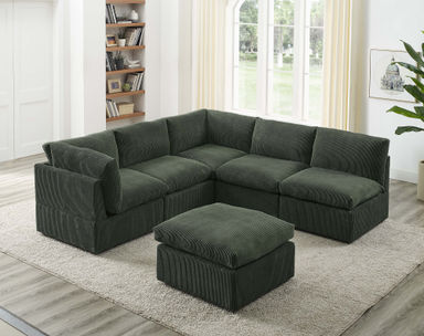 Kyanne Priyen 98" Wide Symmetrical Modular Corner Sectional