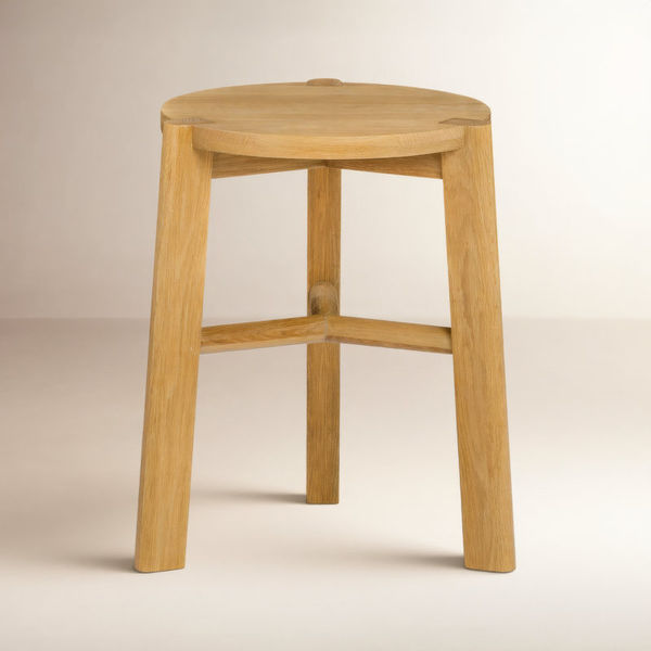 Brennan Farmhouse Stool / Side Table