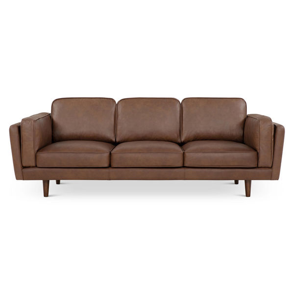 Noria 90 Inch Sofa - Dark Brown