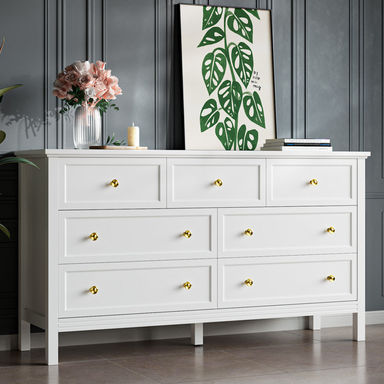 Dezmand 55.12'' W 7 - Drawer Dresser
