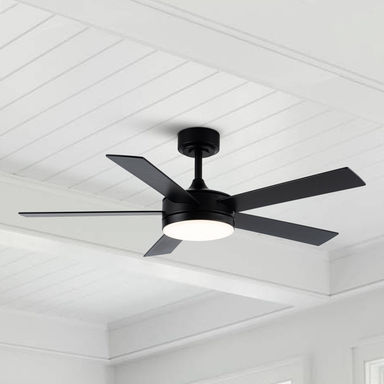 Vaczon 48" 5 - Blade Modern Ceiling Fan with LED Lights and Remote Control