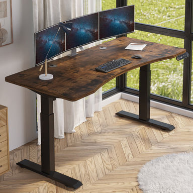 Arionna 63"Dual Motor Adjustable Height Standing Desk