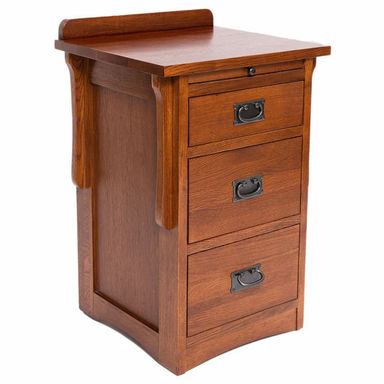 Shabbona Solid Wood 3 - Drawer End Table