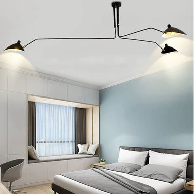 Davita Mid-century Chandelier Modern 3 Arm Chandelier