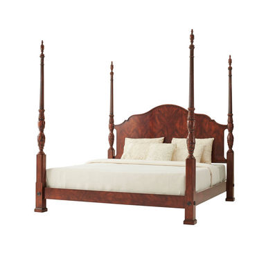 Essential Solid Wood Four Poster Bed