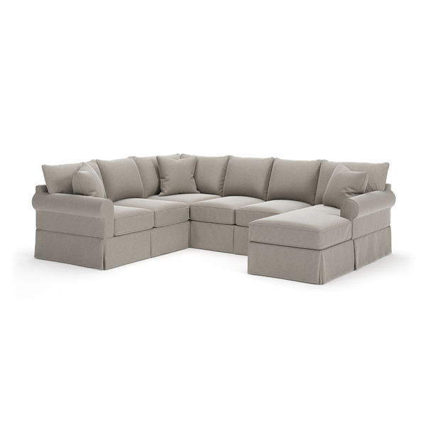 Amari Slipcovered U-Shaped Sectional