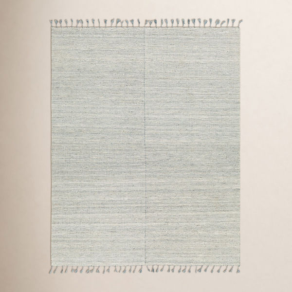 Solid Color Flatweave Recycled P.E.T. Indoor / Outdoor Area Rug