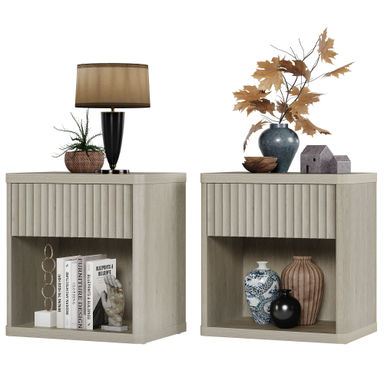Cesiro 1 - Drawer Nightstand (Set of 2)