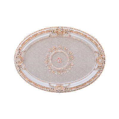 Oval Chandelier Ceiling Medallion