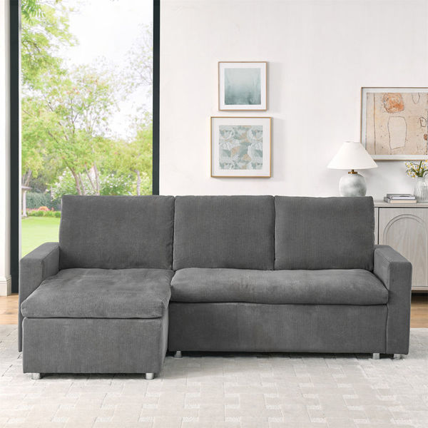 L Shaped Convertible Sleeper Sofa Bed