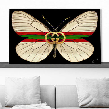 Gucci Butterfly (Horizontal) by By Jodi - Graphic Art