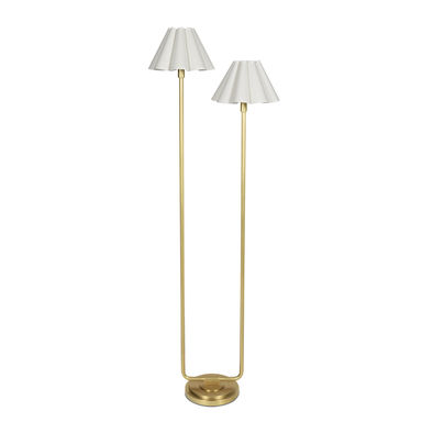 Regina Andrew Polly Floor Lamp (with Scalloped Shade) | Wayfair