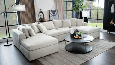 Teddy 142" 3 - Piece Upholstered Sectional