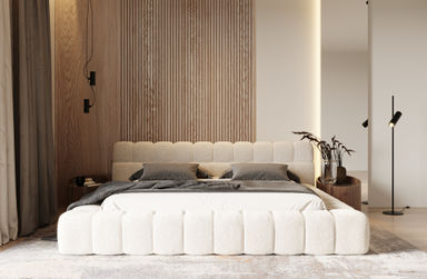 Wade Logan® Aristarkh Tufted Upholstered Platform Bed & Reviews | Wayfair