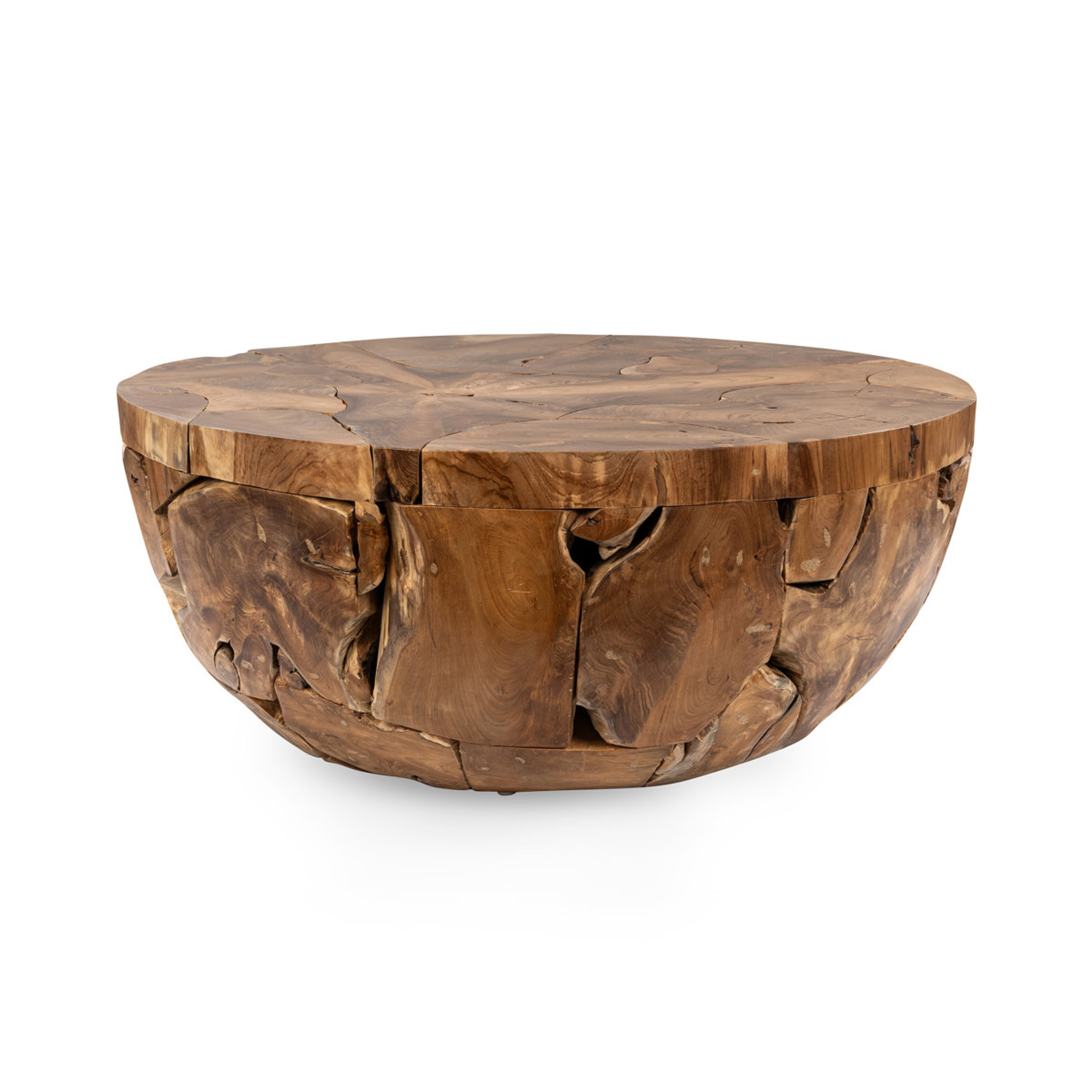 Garford 40" Solid Teak Wood Coffee Table | Classic Home