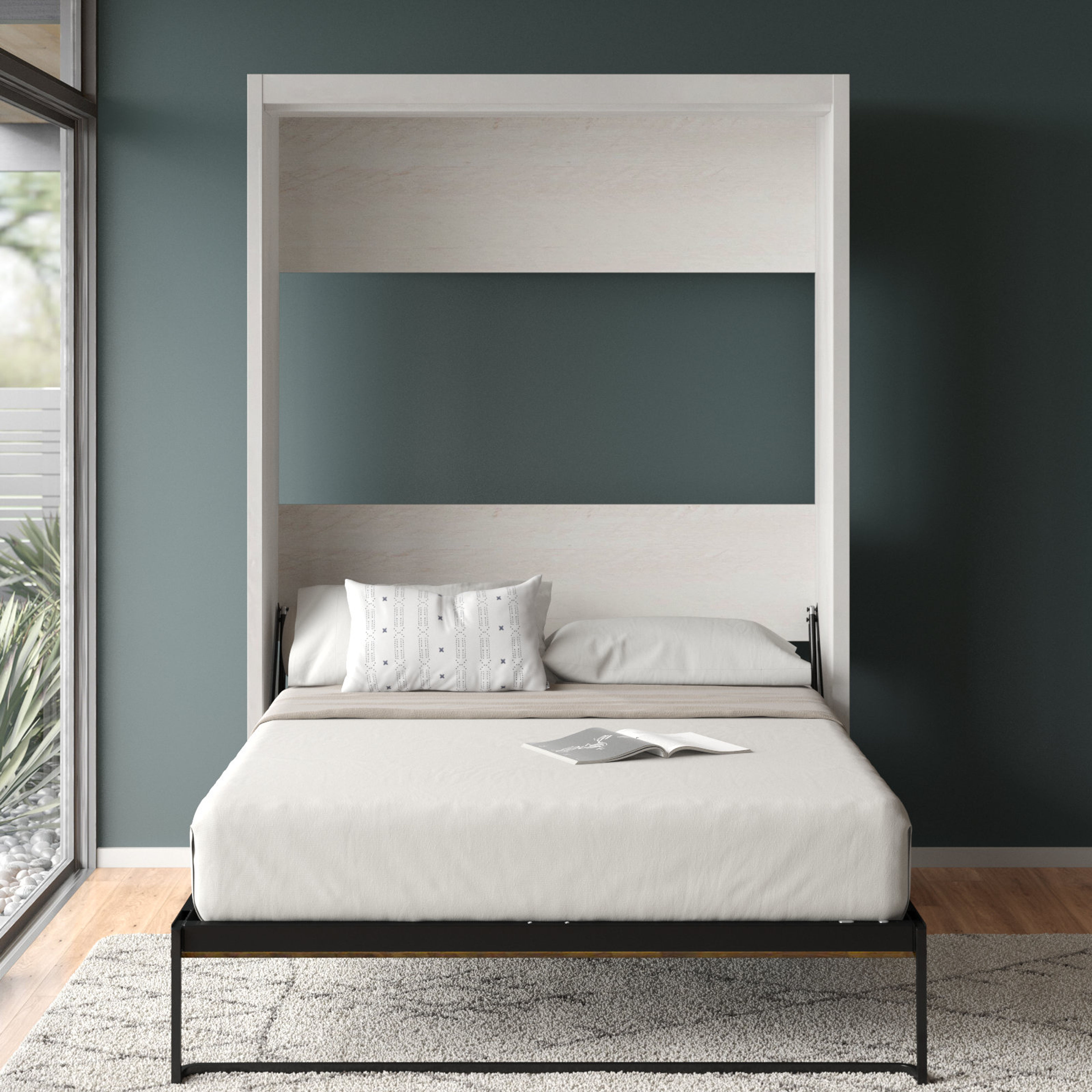 Wexford Queen Murphy Bed - Space-Saving Wall Bed by Wade Logan