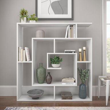 Abston Geometric Bookcase