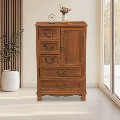 Bedroom Storage Cabinet with 5 Drawers