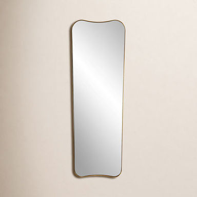 Capra Joss & Main Belvoir Large Antique Brass Mirror