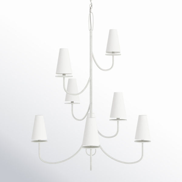 Walling 8 - Light Shaded Classic / Traditional Chandelier
