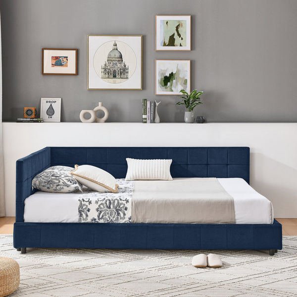 Full Size Upholstered Tufted  Bed Frame, Sofa Bed Frame, Full Size Bed