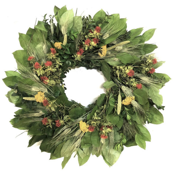 Dried Midsommer Floral Wreath