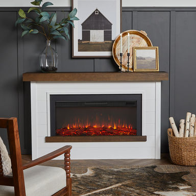 Bernice 65" Landscape Electric Fireplace by Real Flame