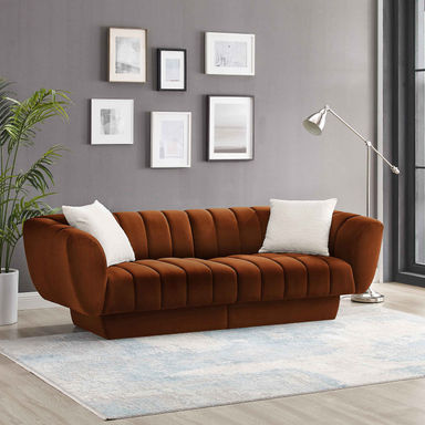 MINIMORE Modern Style 88.2'' W Charlotte 3Seater Chesterfield Sofa