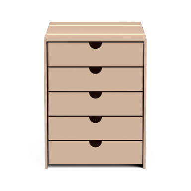 Ebern Designs File Cabinet Shelf Organizing Box Settrays 5 Drawers Closed | Wayfair